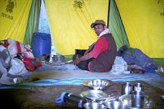 
Cook Ali In Kitchen Tent
